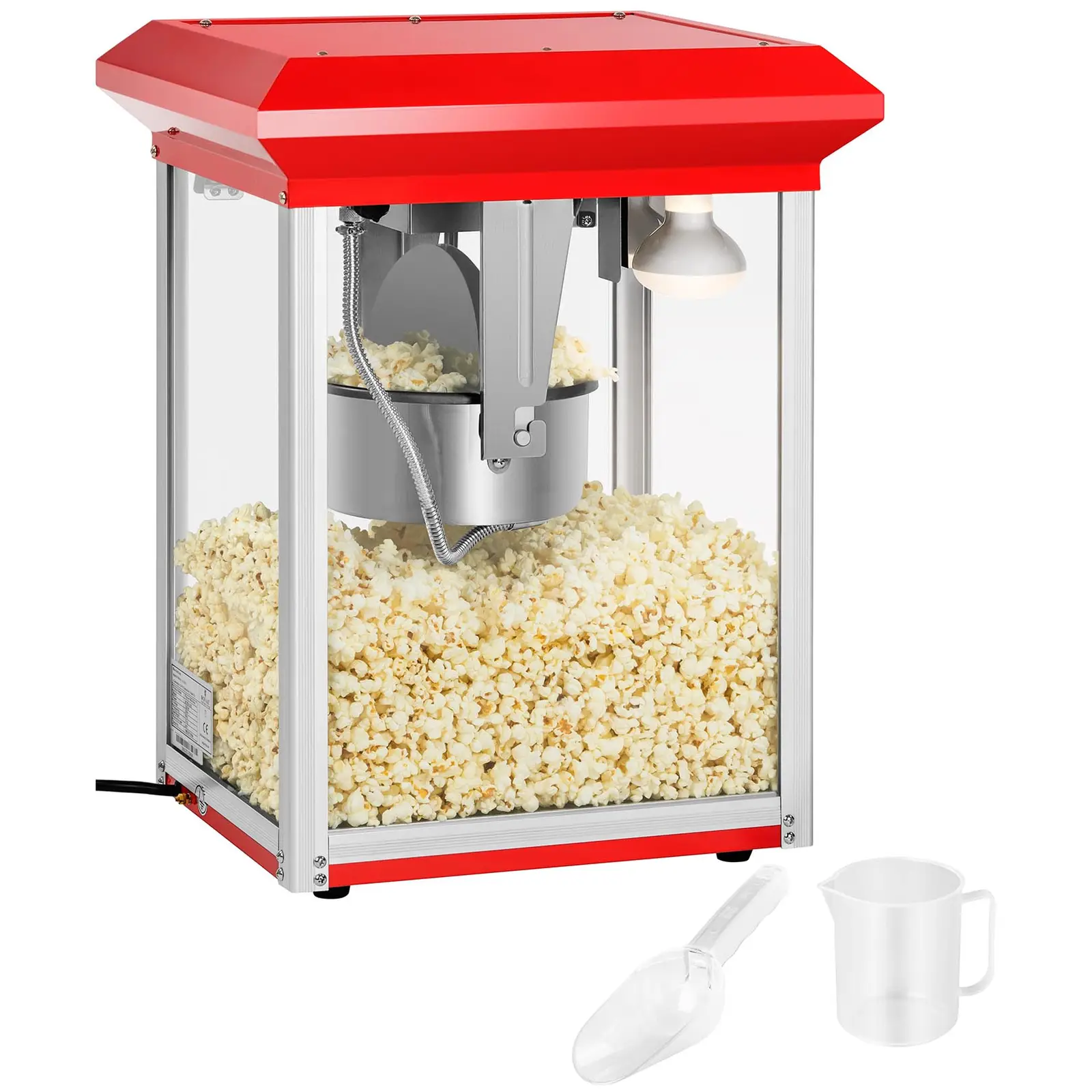 Popcorn-kone - punainen - 8 oz