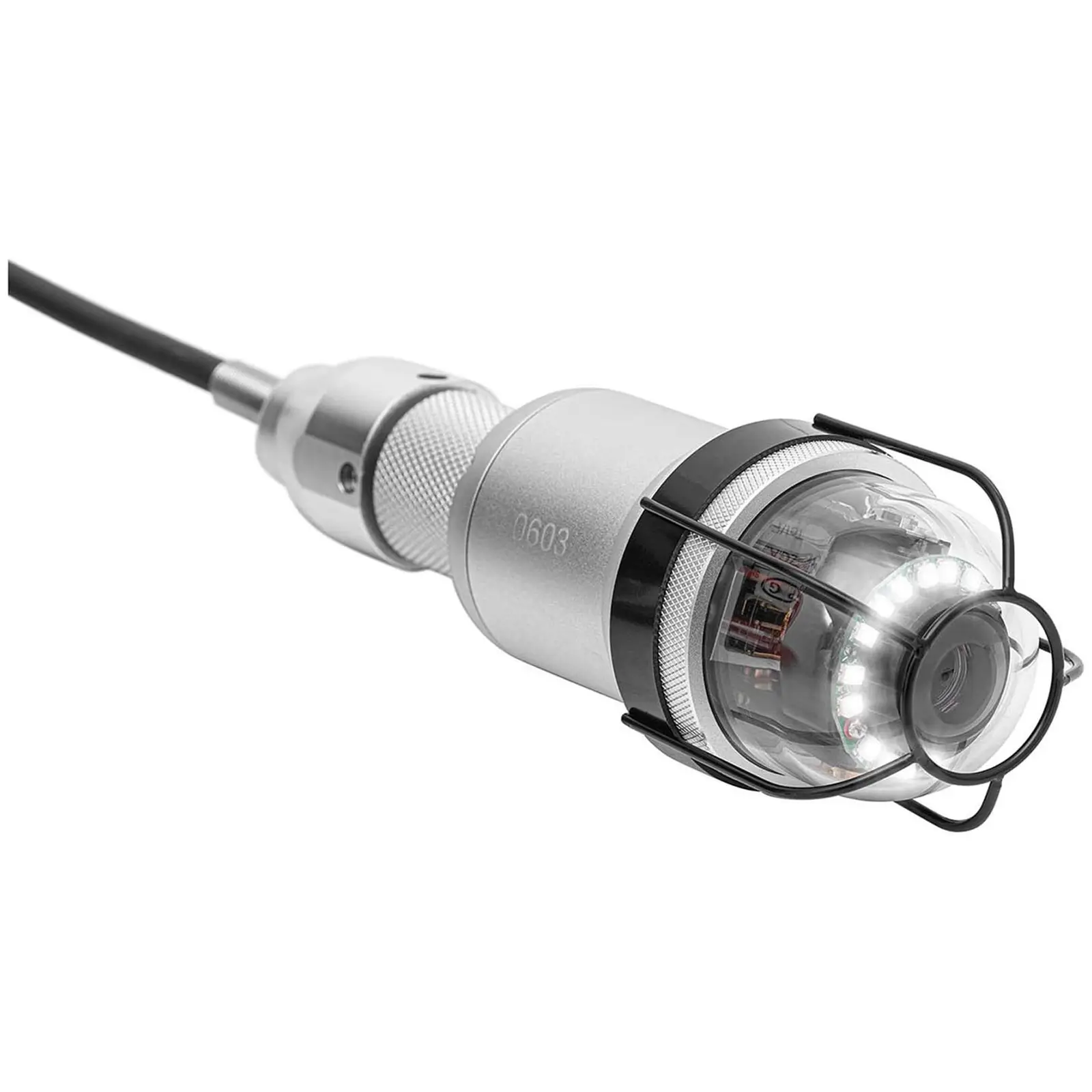 Endoskooppi - 2 kpl - 20 m + 40 m - 18 + 12 LED - 10" näyttö